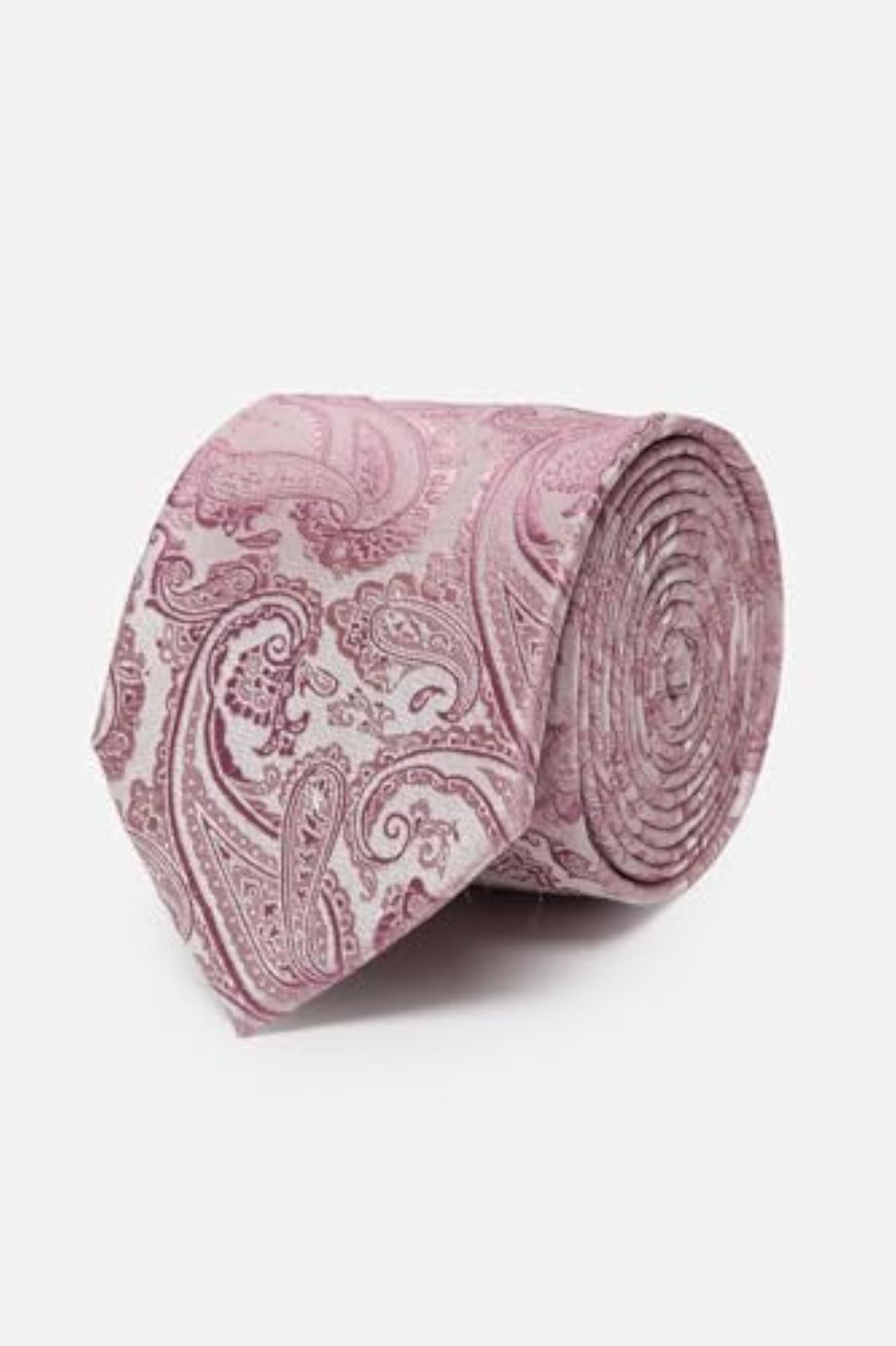 Men's Pink Party Tie, Pocket Square & Lapel Pin Set