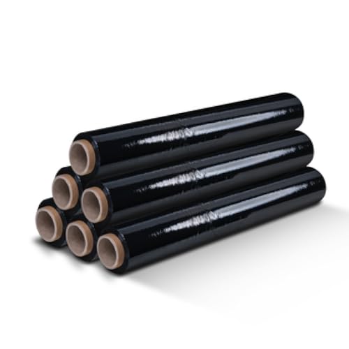 Pak Technik Stretchfolie Schwarz 6 Rollen