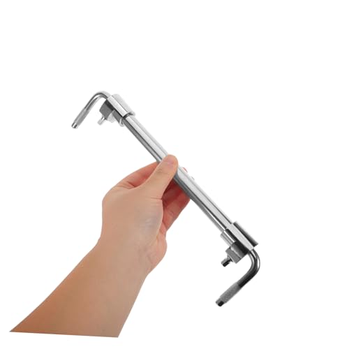 Abrazadera para cowbell de alta resistencia para baterías, con ajuste preciso de ángulo y altura, accesorio metálico para batería de gira y actuación miniatura 4