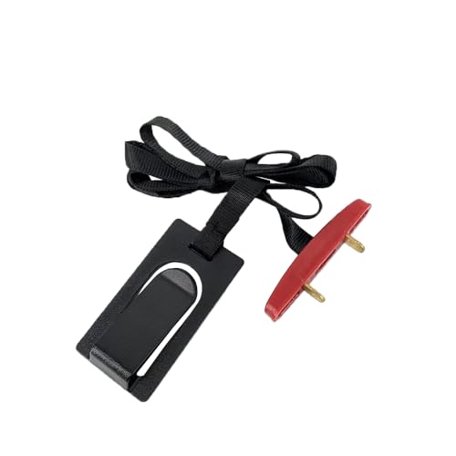 SYNACHALOO Universal Treadmill Magnetic Safety Key Compatible with King Smith WalkingPad R1, R2, X21 Models Treadmill Safety Switch Emergency Stop with Lanyard