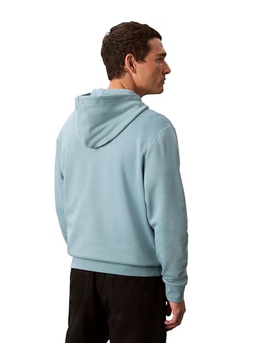 Image of Calvin Klein Men's Monogram Logo Fleece Hoodie