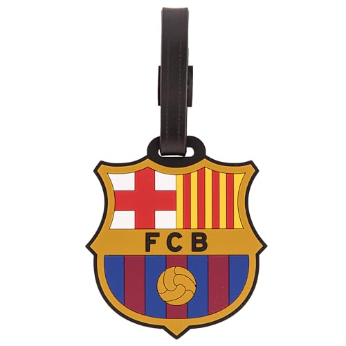 Desert Cactus FC Barcelona PVC Luggage Tag ID Tag for Bags (PVC)
