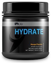 IDLife Hydrate Natural Sports Drink Mix, Sugar Free - Mango Passion - Jar with 60 Servings