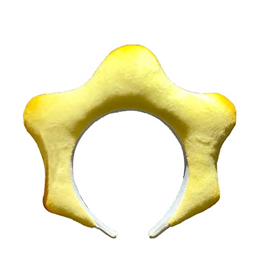 She's Shining Gelber Stern Form Stirnband süße Frau Haarband kreativ lustig Haarschmuck weich Cover