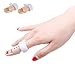 Thinvik [2 Pack Plastic Mallet DIP Finger Support Brace Splint Joint Protection Injury - Knuckle Circumference 60-65mm