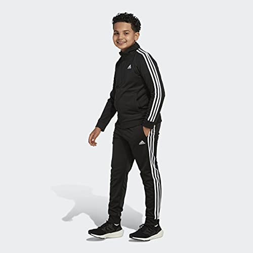 Image of adidas Boy's Mid Rise Iconic Tricot Regular Fit Jogger Pants