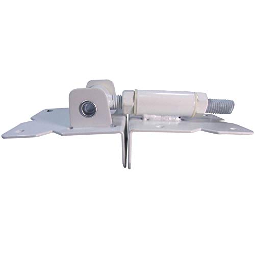 Vinyl Gate Hinges White (For Vinyl, Pvc Etc Fencing) Vinyl Fence Gate Hinges W/Mounting Hardware -Vinyl Gate Hinges Have A 90 Degree Bracket Resulting In A Positive Hinge To Gate Connection #TOP3
