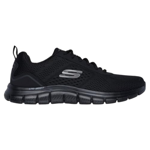 Skechers Men's Track Leshur Sneaker,Black,12