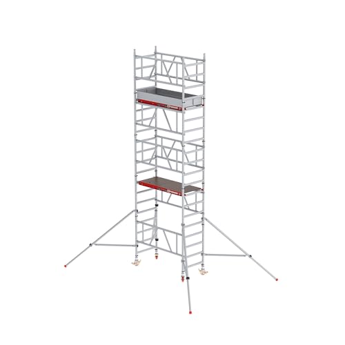 Altrex | Schnellbau-Fahrgerüst MiTOWER Plus | Holz-Plattform | Arbeitshöhe 6 m