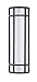 Maxim 55573WTBZ Moon Ray ADA Compliant 304 Grade Stainless Steel Outdoor LED Outdoor Wall Sconce, 1-Light 15 Watt, 18"H x 6"W, Bronze