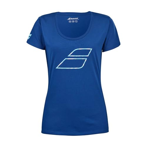 Image of Babolat Exercise Flag Short Sleeve T-Shirt XL Blue