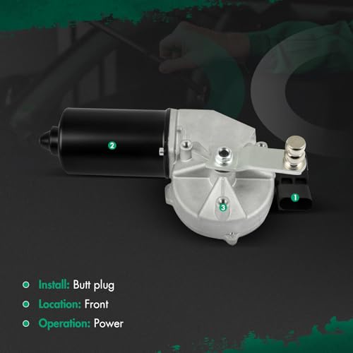 Image of SCITOO Front Windshield Wiper Motor Replacement for 2010-2012 for Mercedes-Benz for GL350,2007-2011 for Mercedes-Benz for ML63 AMG Wiper Motor 1648202442;1648201742;1648200240 4 Pins
