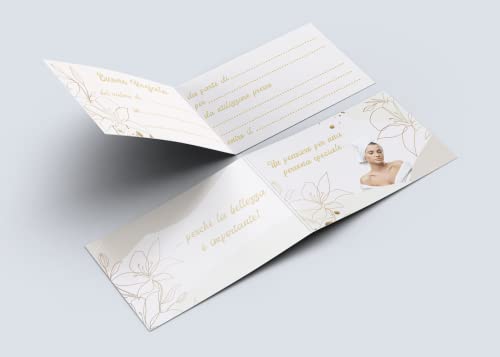 Cupones de regalo plegables que se pueden utilizar como tarjeta de regalo, cupón, cupón, boleto de oferta y descuento, tarjetas de regalo para tiendas, esteticista, peluquería, centro de masajes