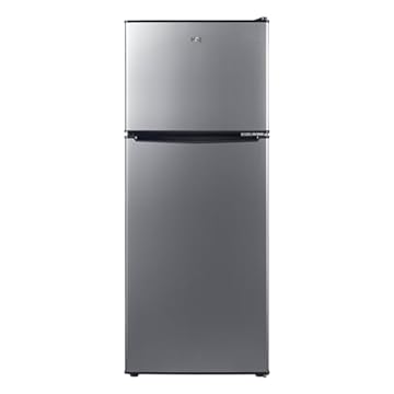 Geladeira Refrigerador Compacto HQ Defrost 140 Litros Preto/Inox HQ-140RDF (127V)