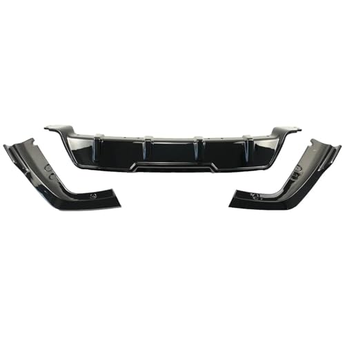 Becquet arrière et diffuseur ABS noir brillant pour BMW X6 G06 2019-2024