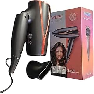 مجفف ومصفف شعر احترافي V-429 - قابل للطي للحماية من الحرارة العالية أثناء السفر