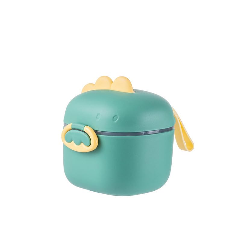 Caja de almacenamiento de leche en polvo, portátil, sellada, resistente a la humedad, con cuchara, recipiente extraíble para leche en polvo para guardar alimentos de leche en polvo (400 ml)