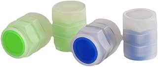 Glowing tire Valve caps, Universal tire caps for Cars Trucks Motorcycles SUV and Bikes Glow in The Dark Valve stem caps (5 Color-20PCS)