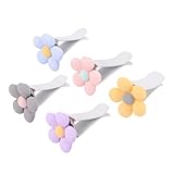 JEWEDECO 5 Stück Auto Lufterfrischer Clips Blumenform Abs 3,5x2,2cm Auto Lüftungsgitter Duftspender Innenraum Deko für Freunde und Familie