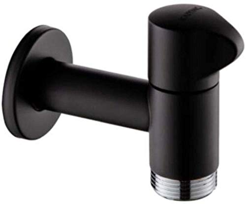Robinet de mural noir extérieur et kit lavabo élégant pour jardin