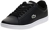 Stoff typ: Synthetic Lacoste Carnaby Evo, Damen Sneaker, Schwarz (schwarz/ weiß schwarz/ weiß), 40 EU (6.5 UK)