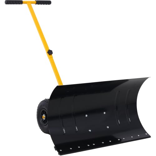 Akucvor JS-465120789W Snow Shovel With Wheels cover