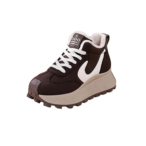 [JUI3N] ���� �X�j�[�J�[ �{�A ���f�B�[�X 24.5cm �n�C�J�b�g ���{�A ���[�X�A�b�v �g��UP ���E���h�g�D �X�|�[�c �X�m�[�V���[�Y �g���� �u���E�� �H�~�p �h�� �h���C �^���C �����₷�� �f�[���[ �傫���T�C�Y ������� ���r ���n