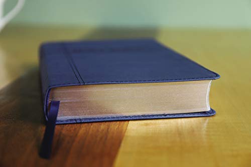Niv, Premium Gift Bible, Leathersoft, Navy, Red Letter Edition, Comfort Print: The Perfect Bible for