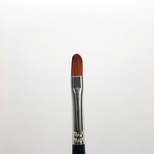 12 x Pincel Chato Profissional óleo - aquarela - acrílico (Black Master)