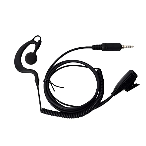 Oreillette radio étanche UAYESOK micro PTT 3.5mm vis pour Yaesu VX-6R FT-270 Horizon