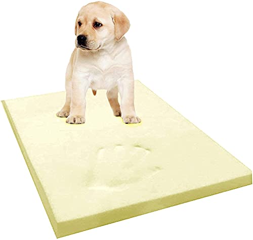 Memory Foam Off-Cut for Dog Beds and Cushions Certified Foam Supportive, Pressure Relief Temperature Sensitive & Pain Relief (36x24x3" (90x60x7.5cm))