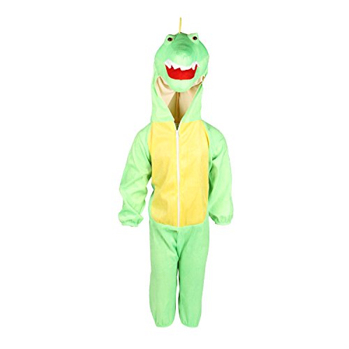 Image of Raj Costume Animal Fancy Dress Costume for Boys & Girls | Hooded Full Body Wildlife Zoo Animal Jumpsuit | Soft Costume for School Function, Fancy Dress, Halloween, Birthday, Cosplay & Role Play