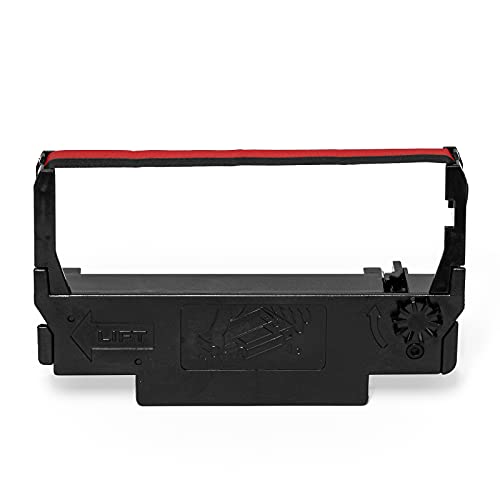 Pack 6 cintas de tinta compatibles ERC30/38 negro y rojo miniatura 3