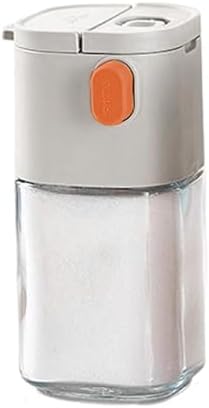 Salero y pimentero transparente, dispensador de sal, tarros de sa...