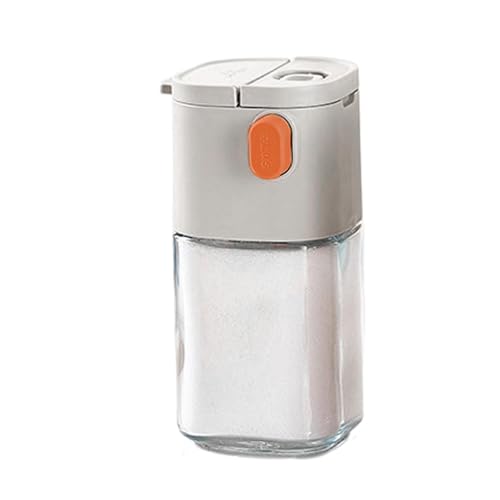 Salero y pimentero transparente, dispensador de sal, tarros de sa...