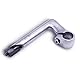 SENQI 22,2 * 25,4 mm Galvanik Schwanenhals Aluminiumlegierung 80 * 150 * 120 Stiele mit Zähnen BSB040 (Silber)