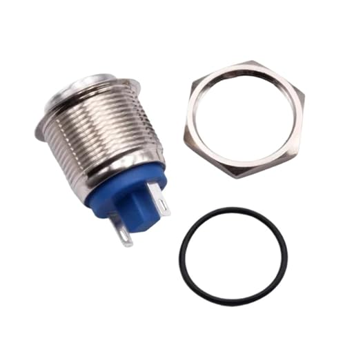 Interruptor momentaneo 19mm acero inoxidable evita fallos de conexion con bornes de tornillo 4