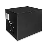 Lockable Generator Box for Outside/RV/Truck/Trailer, Outdoor Generator Shed Storage Box Quiet Enclosure (30"x22"x24")