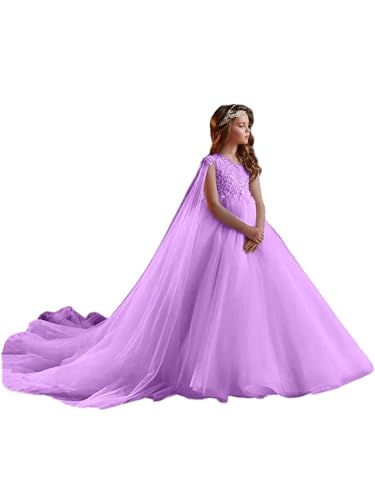 Flower Girl Dresses for Wedding A Line Lace Tulle Ball Gowns Party First Communion Dresses for Kids