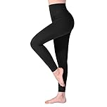 SINOPHANT High Waisted Leggings for Women, Buttery Soft Elastic Opaque Tummy Control Leggings, Plus Size Workout Gym Yoga(Black1,L-XL)