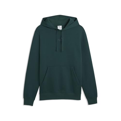 Sweat à capuche Puma Ess Small No.1 Logo Centered FL pour homme en coton brossé