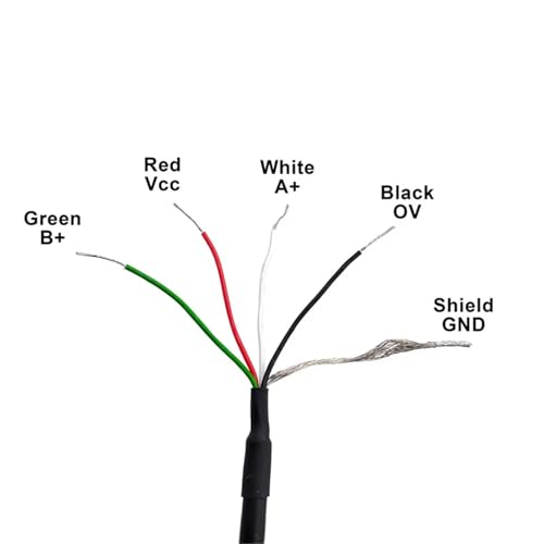 Codeur optique incrémental biphasé DC 5V 24V NPN à haute précision de mesure - 5