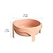 Pjeghbvop Elevated Bowls Small Dog Raised Food Feeding Dish 5.5in Wide Water Bowl with Stand for Cats Puppy Dogs Food Elevated Whisker-Friendly Wide Raised Dog with Stand for Small Dogs