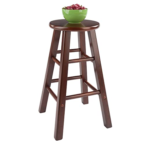 Winsome Wood Element Counter Stools, 2-Pc Set, Walnut, 24 #TOP6
