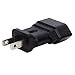 2Pack EU to US Plug Adapter, WINXUS Europe to USA Plug Adaptor, European to US Plug Adapter, 220V to 110V Plug Pin Converter, Travel Adapters European to American, Canada, Mexico, Type A,