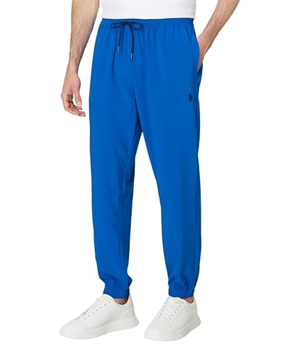 U.S. POLO ASSN. Men's USPA Stretch Woven Sport Jogger, Nautical Blue