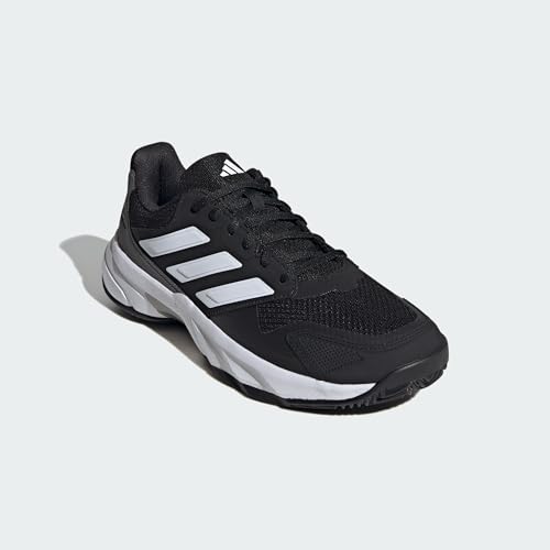 adidas Herren Courtjam Control 3 Clay Tennis Shoes, Core Black/Cloud White/Grey Four, 48 EU – Ansicht 6
