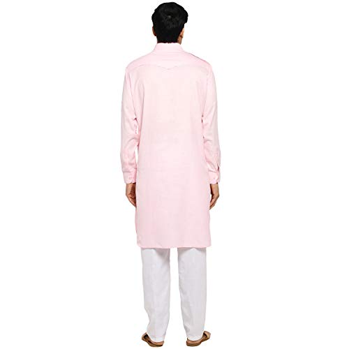 Kurta Pathani en coton haut de gamme avec finitions soignées