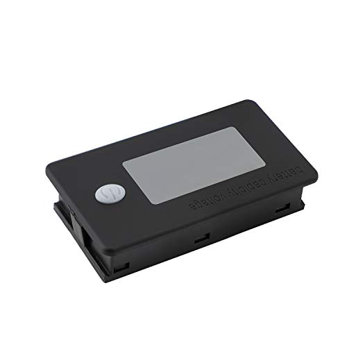 48V Battery Meter, Drok 10-100V Marine Rv Battery Capacity Volt Monitor 12V 24V, Lithium Battery Voltage Fahrenheit Temp Indicator Gauge #TOP5