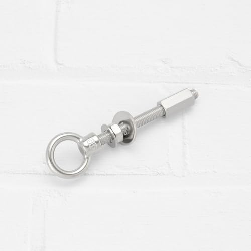 OTOTEC Ringschrauben aus 316er Edelstahl, M8 x 80 mm, Ringschraube mit Muttern, Unterlegscheiben für Hecktürscharniere, kompatibel mit Ducato, kompatibel mit Jumper, 2 Sets